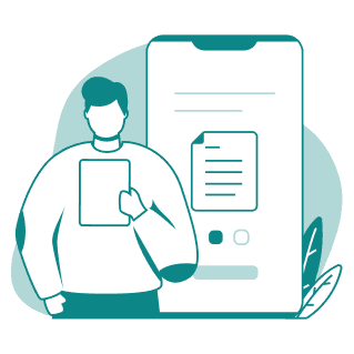 Contact illustration